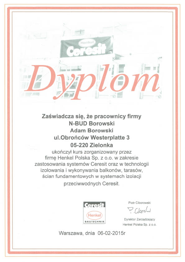 Szkolenie Ceresit izolacje 2015